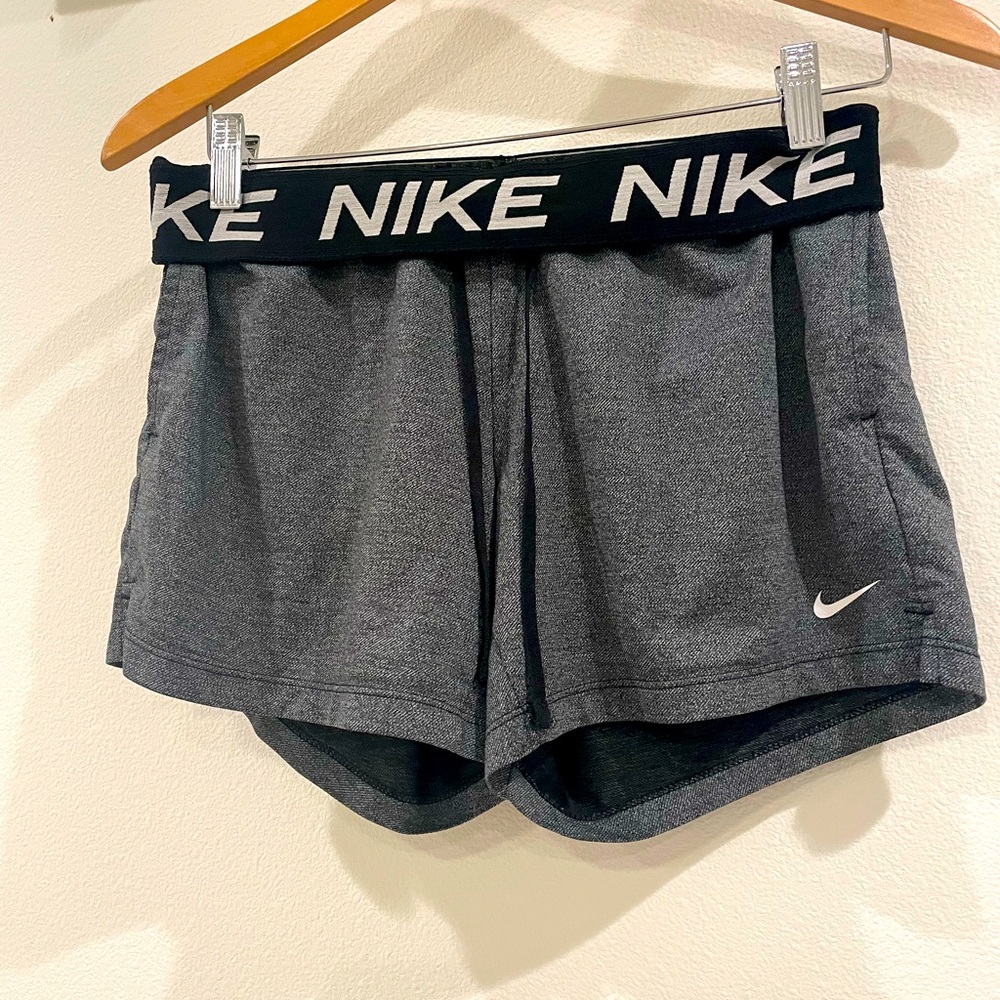 Grey Nike Dri-FIT shorts